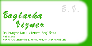 boglarka vizner business card